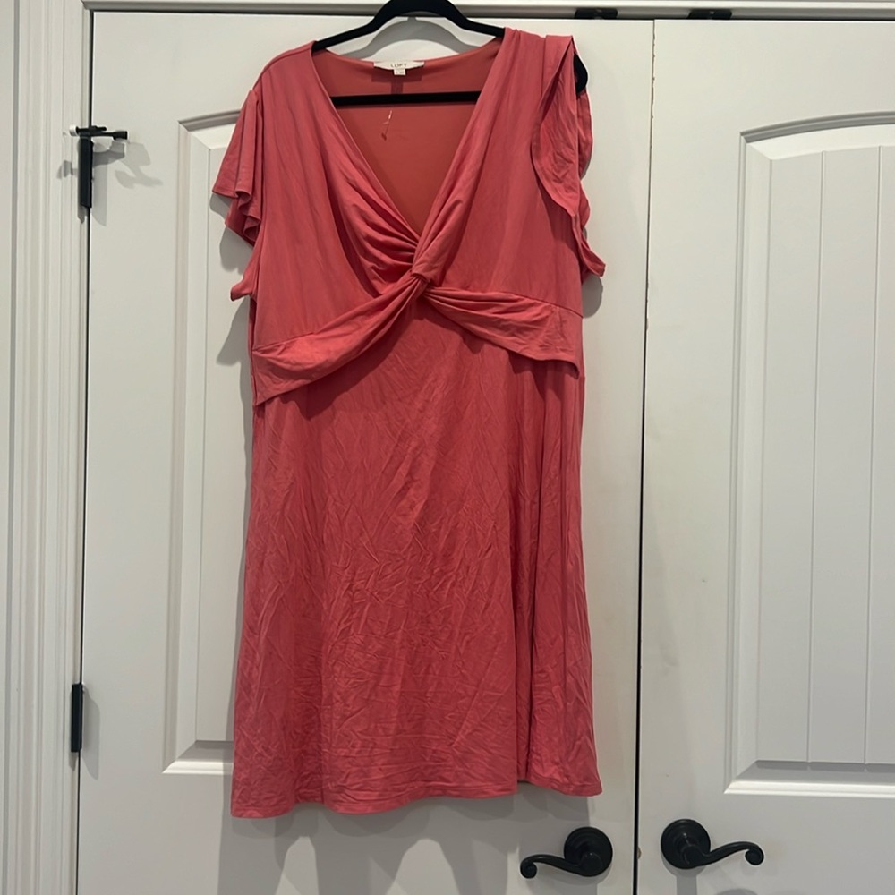 NWOT Pink Loft Dress